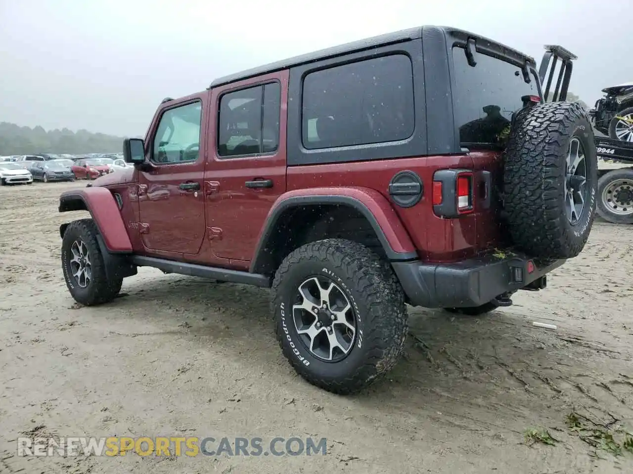 2 Photograph of a damaged car 1C4HJXFN7MW611674 JEEP WRANGLER 2021