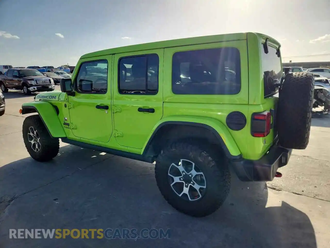 2 Photograph of a damaged car 1C4HJXFN8MW794261 JEEP WRANGLER 2021