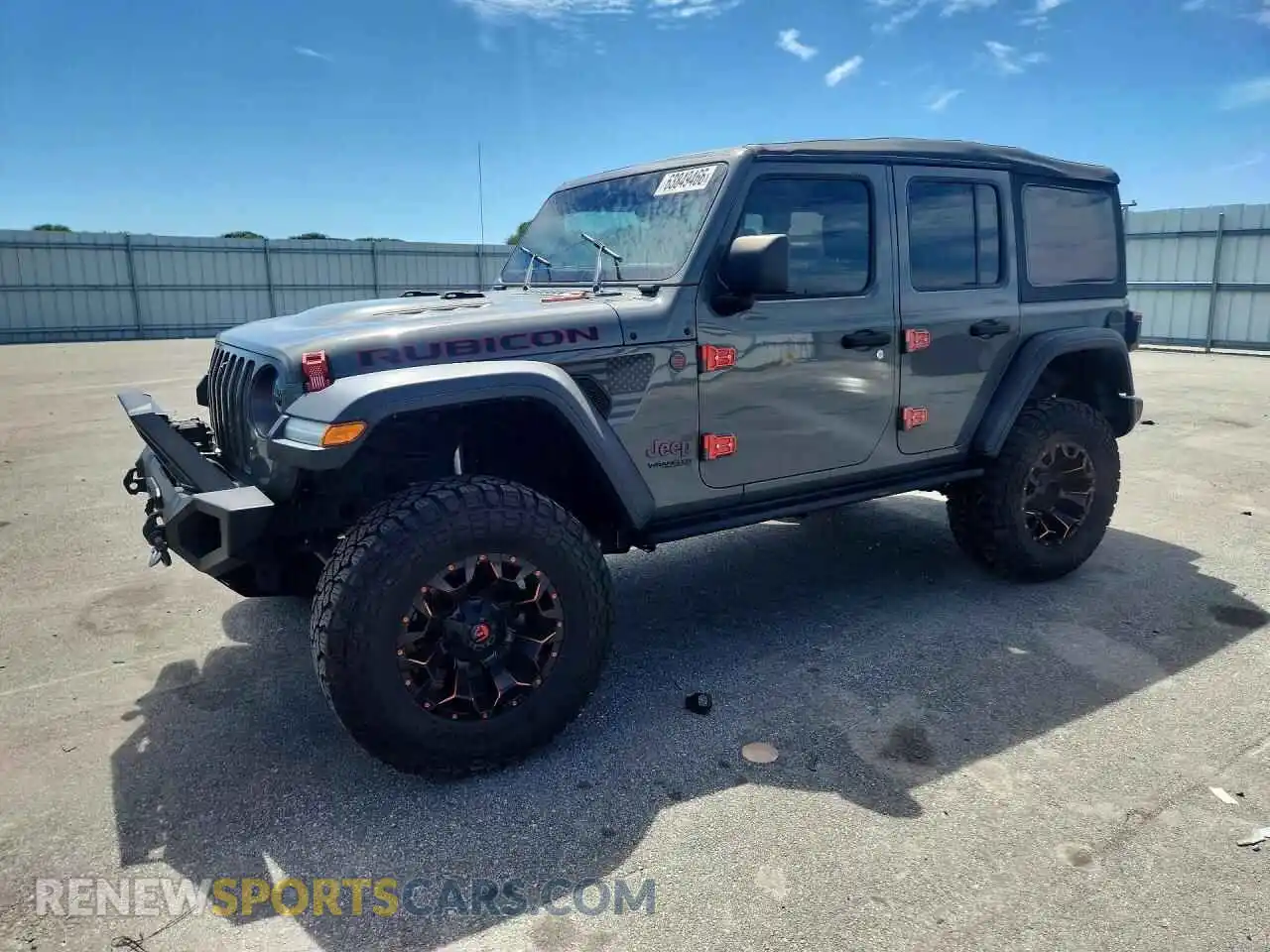 1 fotografías del automóvil dañado 1C4HJXFN9MW513892 JEEP WRANGLER 2021