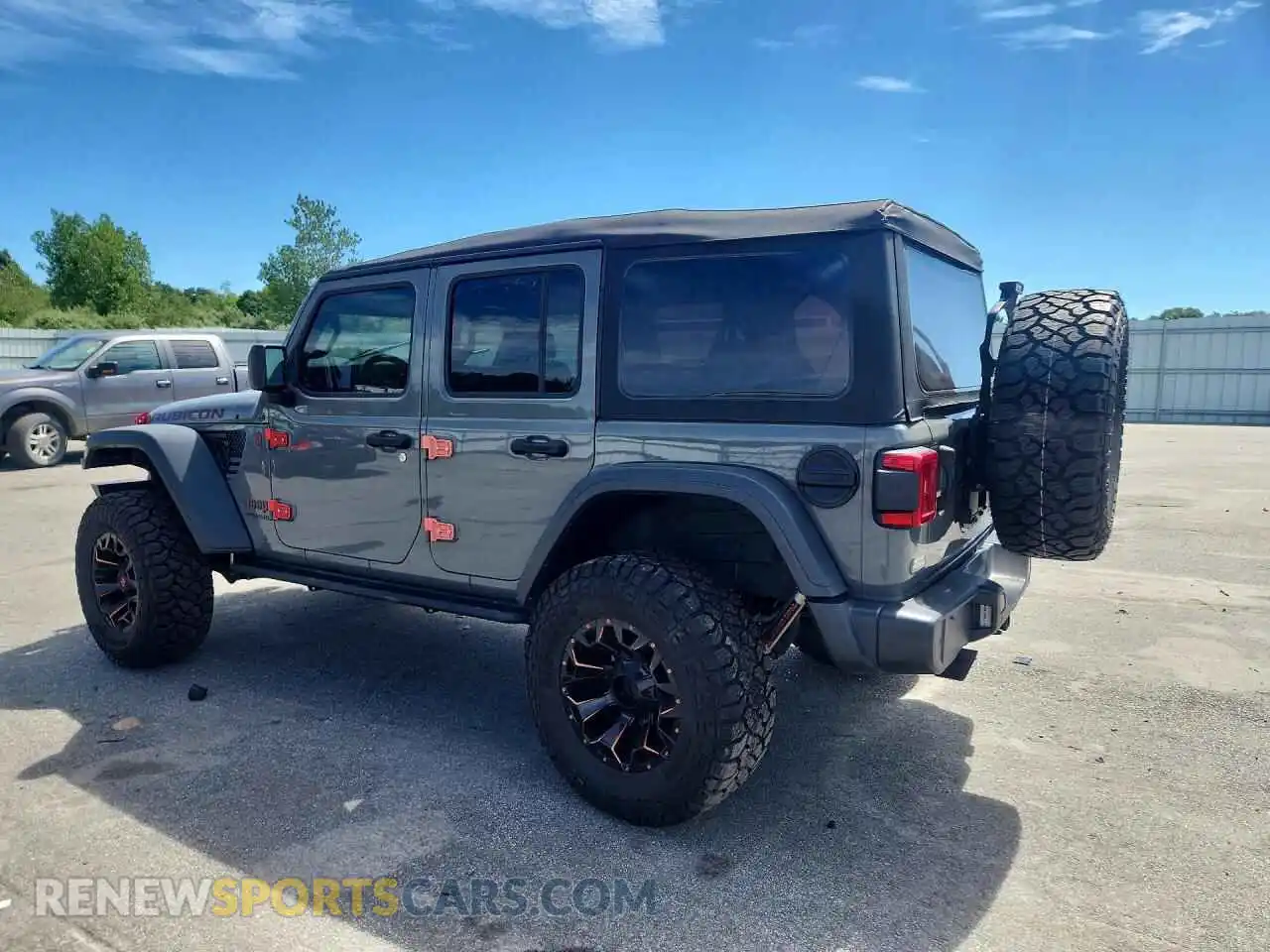 2 fotografías del automóvil dañado 1C4HJXFN9MW513892 JEEP WRANGLER 2021