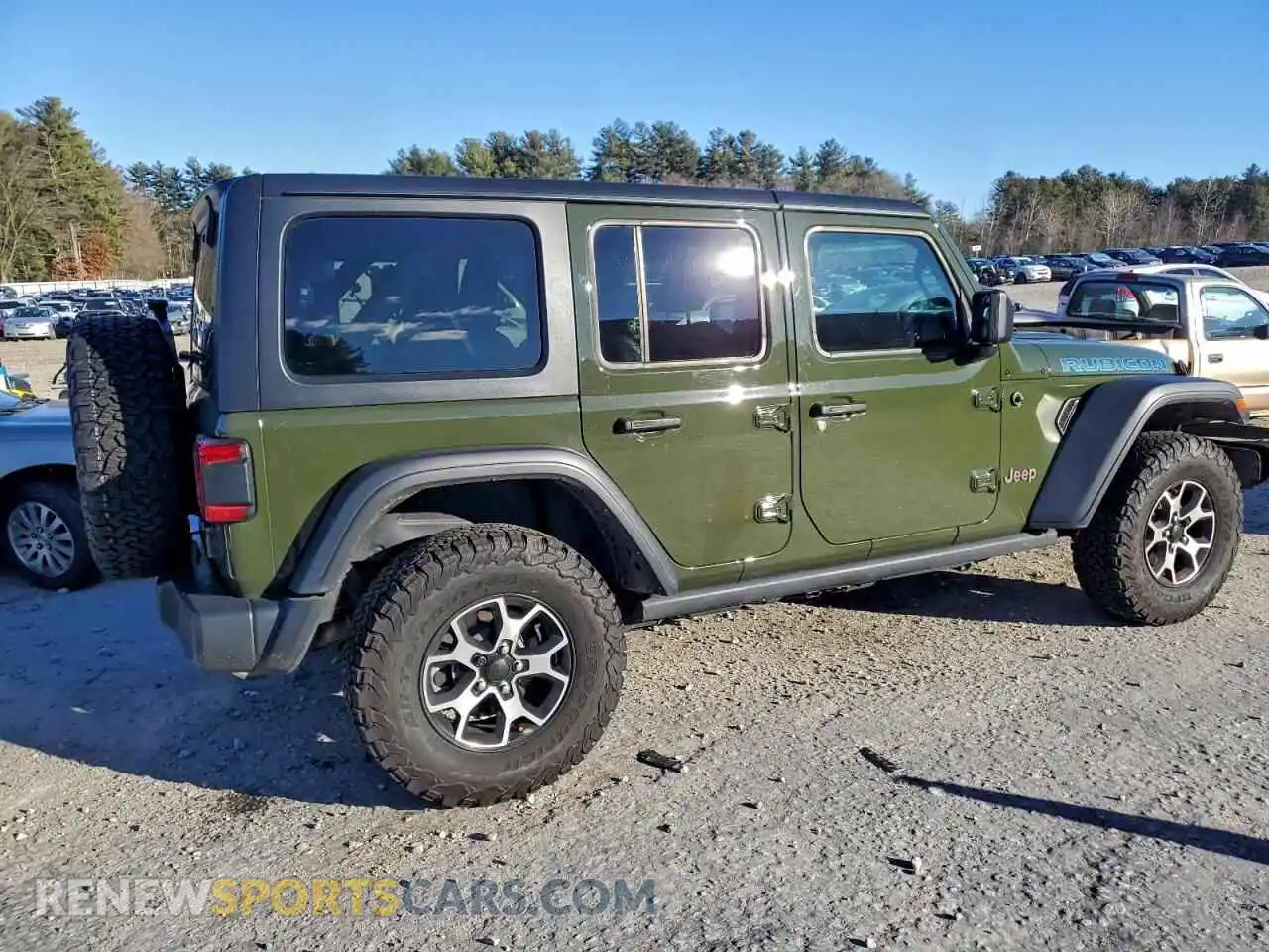 3 Photograph of a damaged car 1C4HJXFN9MW751709 JEEP WRANGLER 2021