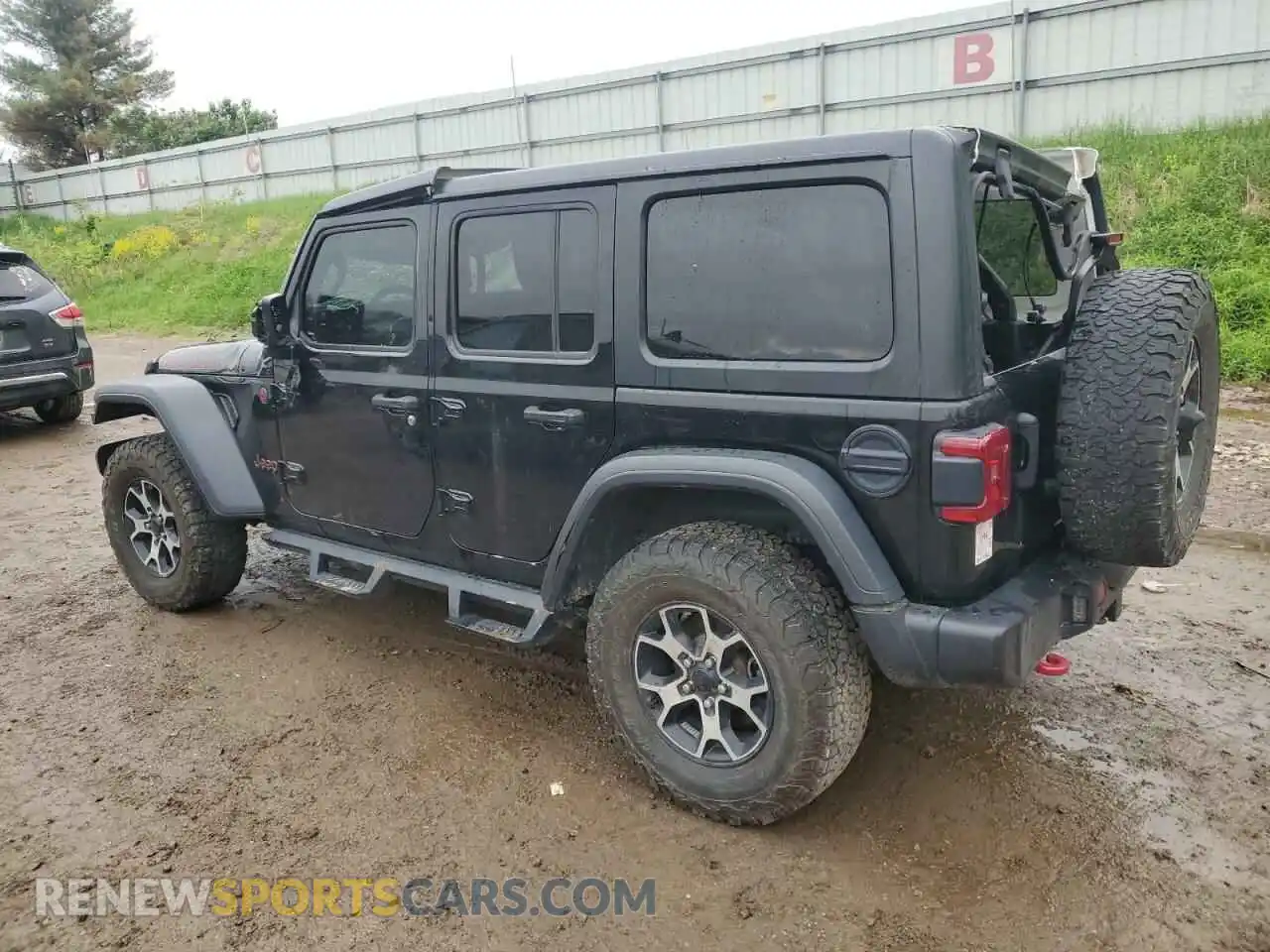 2 fotografías del automóvil dañado 1C4HJXFNXMW612186 JEEP WRANGLER 2021