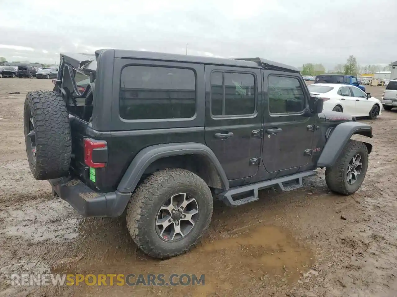 3 fotografías del automóvil dañado 1C4HJXFNXMW612186 JEEP WRANGLER 2021