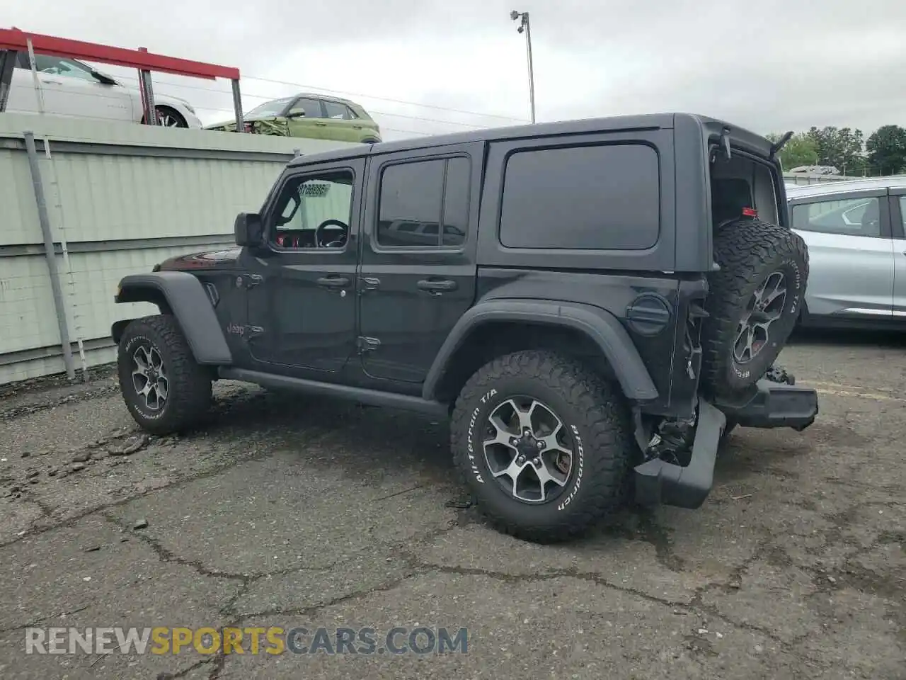 2 Photograph of a damaged car 1C4HJXFNXMW650114 JEEP WRANGLER 2021