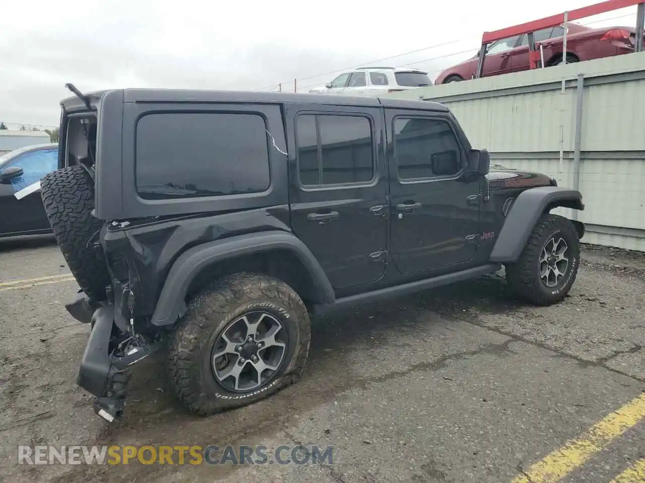 3 Photograph of a damaged car 1C4HJXFNXMW650114 JEEP WRANGLER 2021