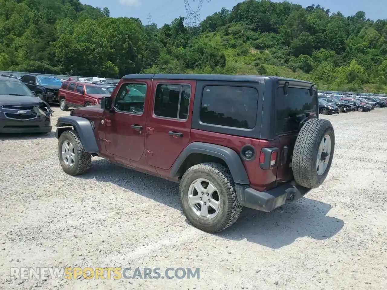 2 Photograph of a damaged car 1C4HJXKN1MW677854 JEEP WRANGLER 2021