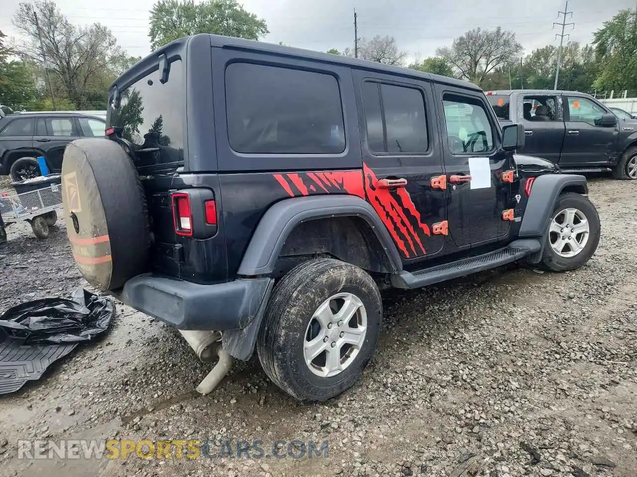 2 Фотография поврежденного автомобиля 1C4HJXKNXMW797832 JEEP WRANGLER 2021