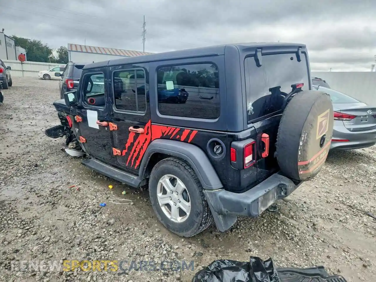 3 Фотография поврежденного автомобиля 1C4HJXKNXMW797832 JEEP WRANGLER 2021