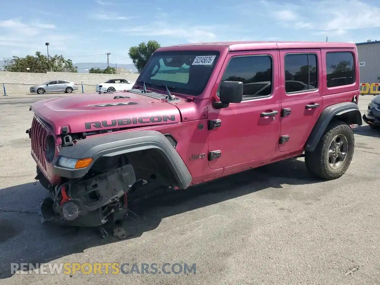 1 Photograph of a damaged car 1C4JJXFG2MW854005 JEEP WRANGLER 2021