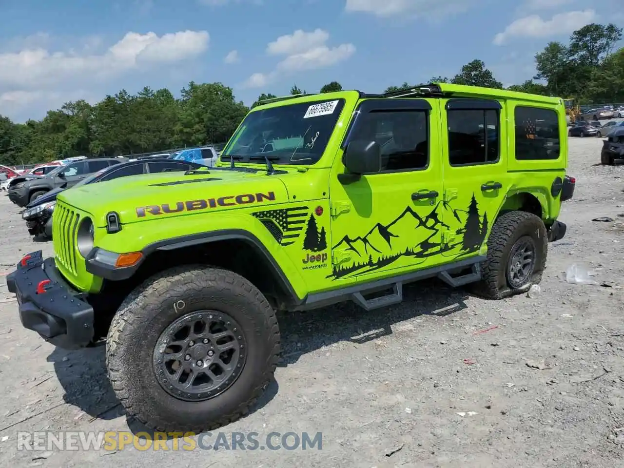 1 Photograph of a damaged car 1C4JJXFG3MW788208 JEEP WRANGLER 2021