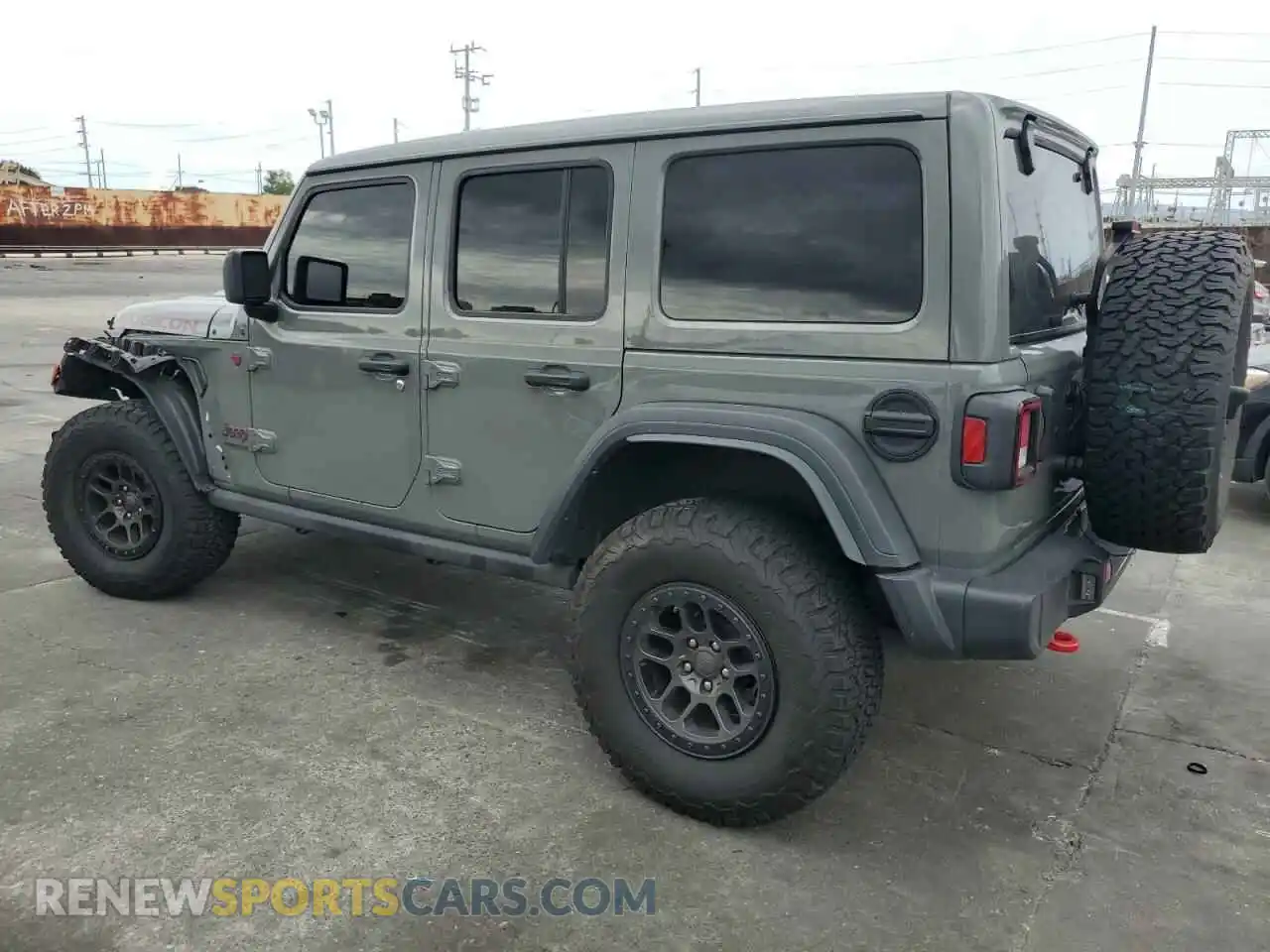 2 Photograph of a damaged car 1C4JJXFG4MW850764 JEEP WRANGLER 2021