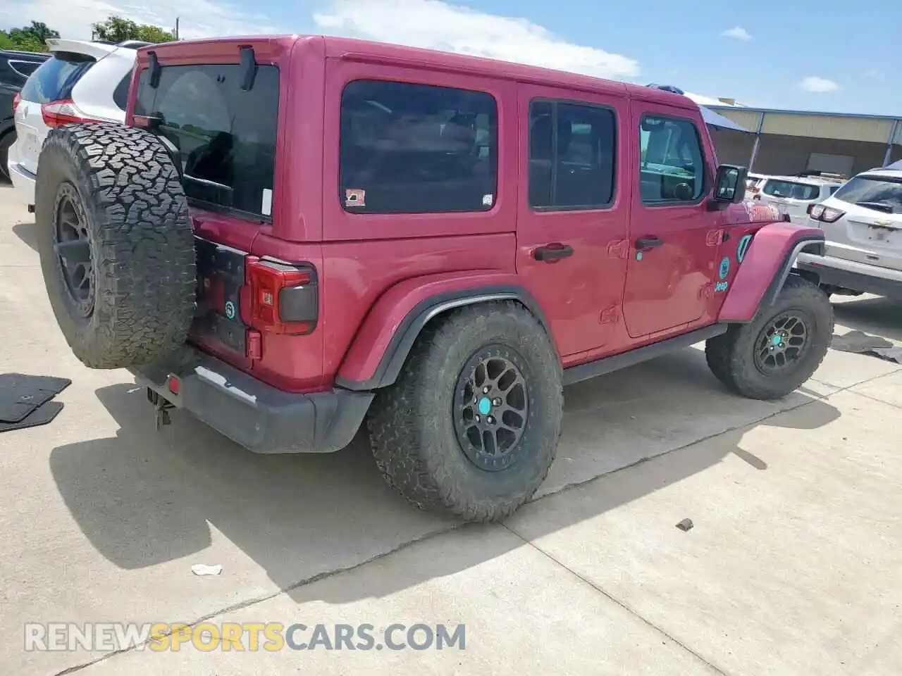 3 fotografías del automóvil dañado 1C4JJXFG5MW851888 JEEP WRANGLER 2021