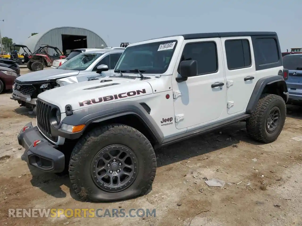 1 Photograph of a damaged car 1C4JJXFG6MW809701 JEEP WRANGLER 2021