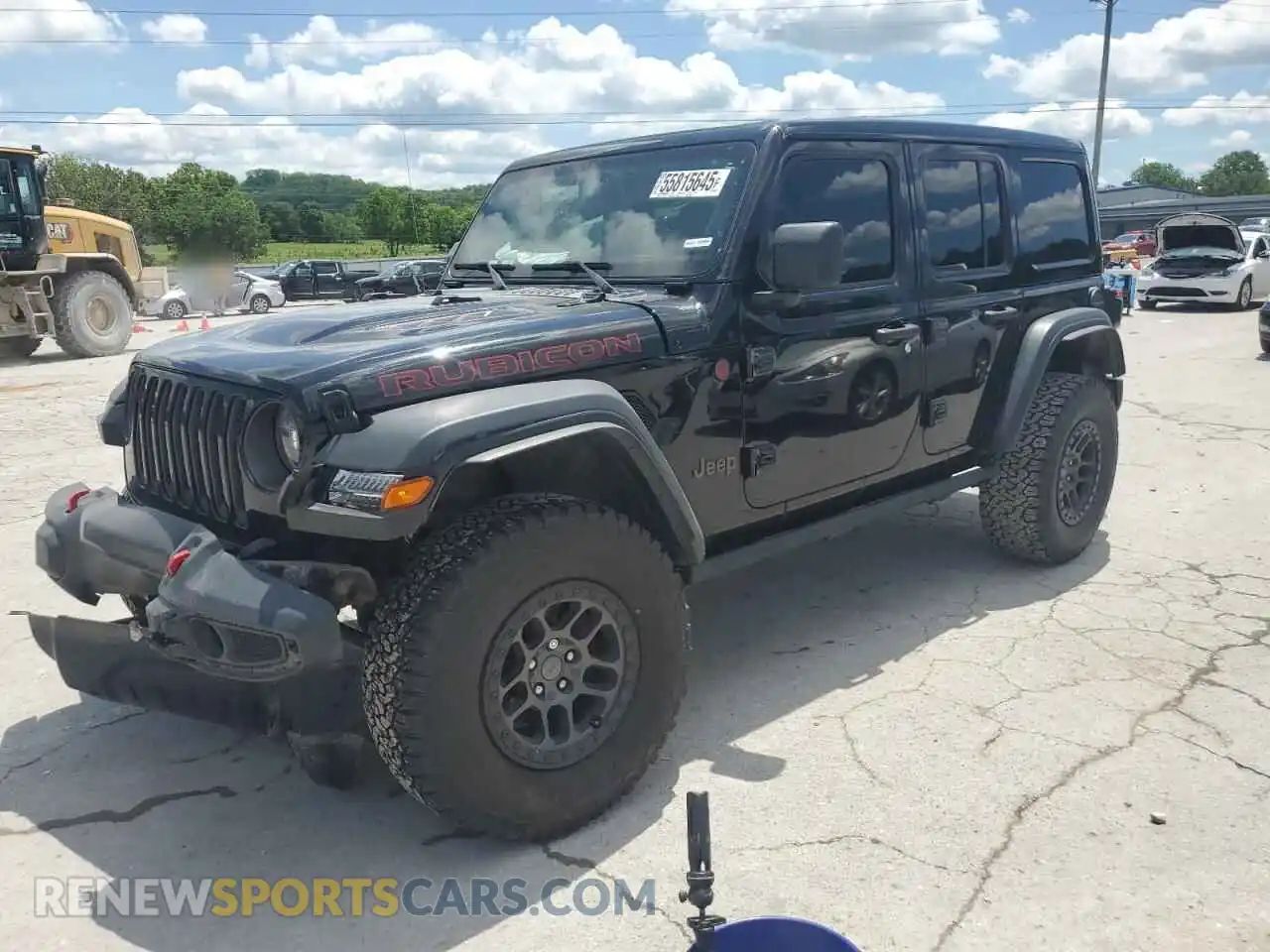 1 Photograph of a damaged car 1C4JJXFG9MW790450 JEEP WRANGLER 2021