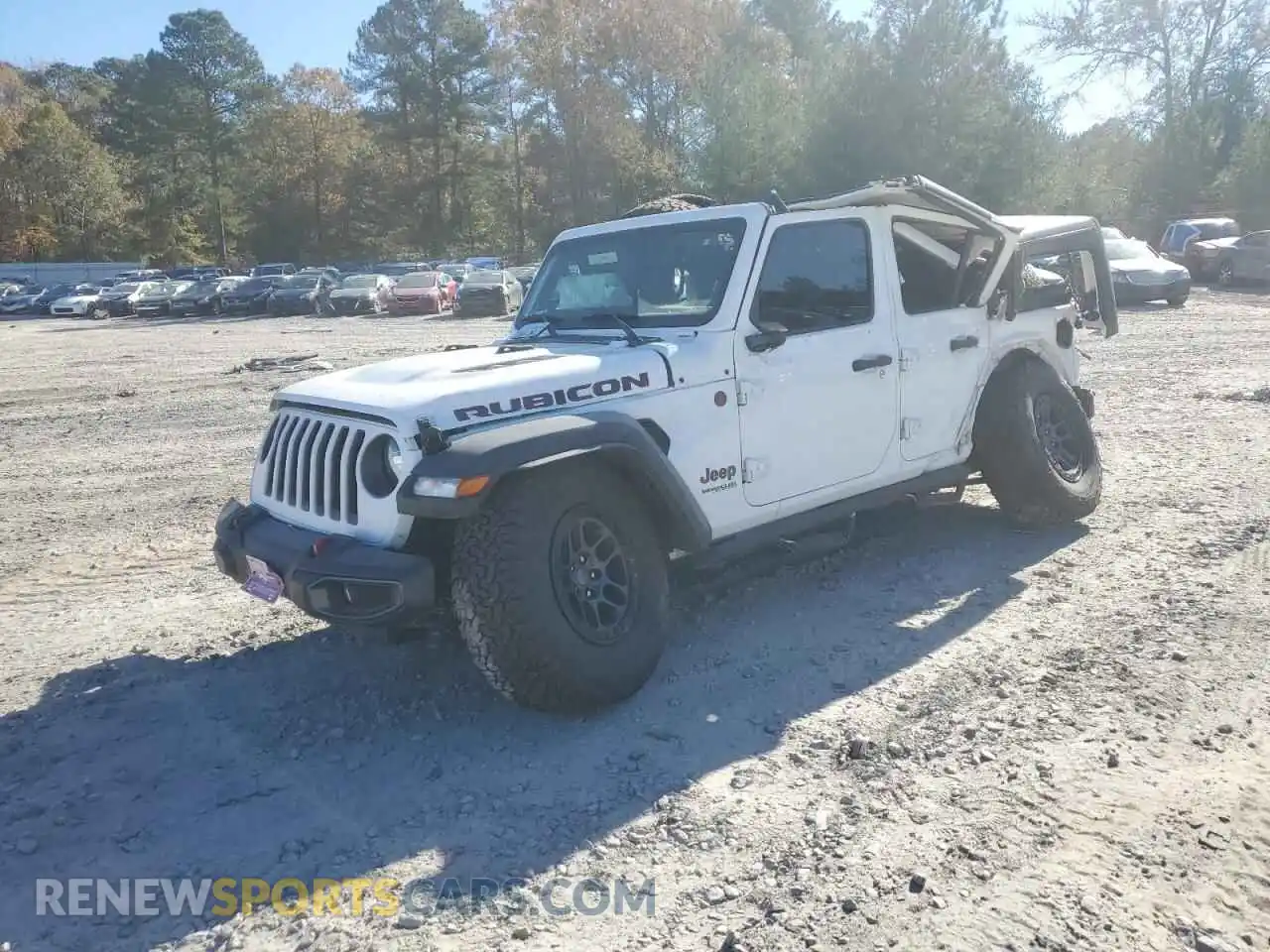 1 Photograph of a damaged car 1C4JJXFG9MW848590 JEEP WRANGLER 2021