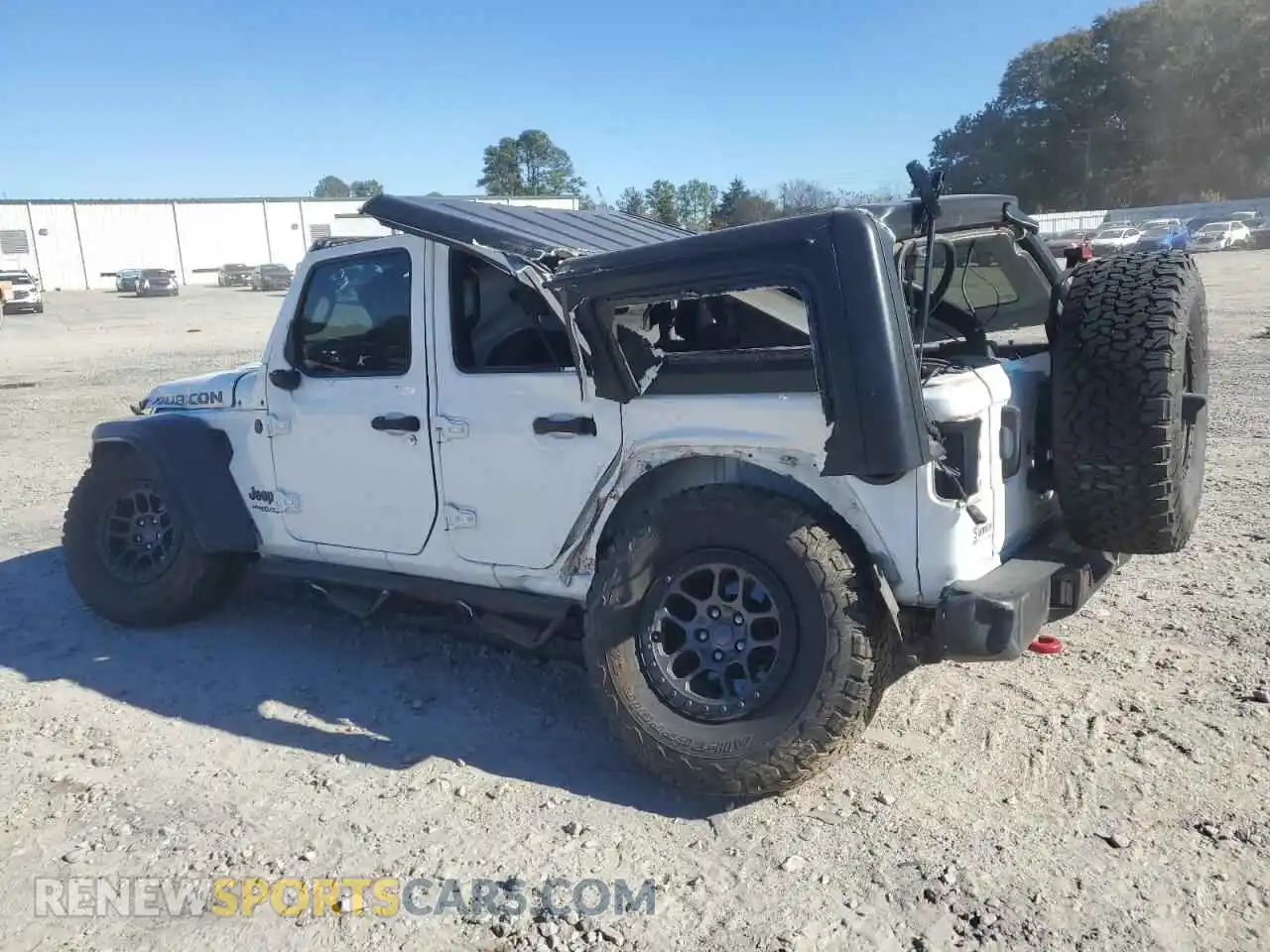 2 Photograph of a damaged car 1C4JJXFG9MW848590 JEEP WRANGLER 2021