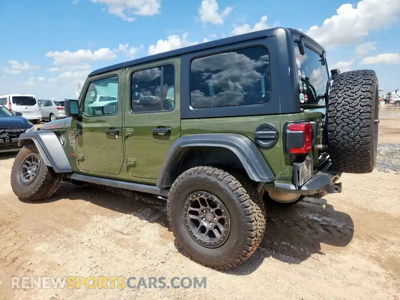 2 Photograph of a damaged car 1C4JJXFGXMW790506 JEEP WRANGLER 2021