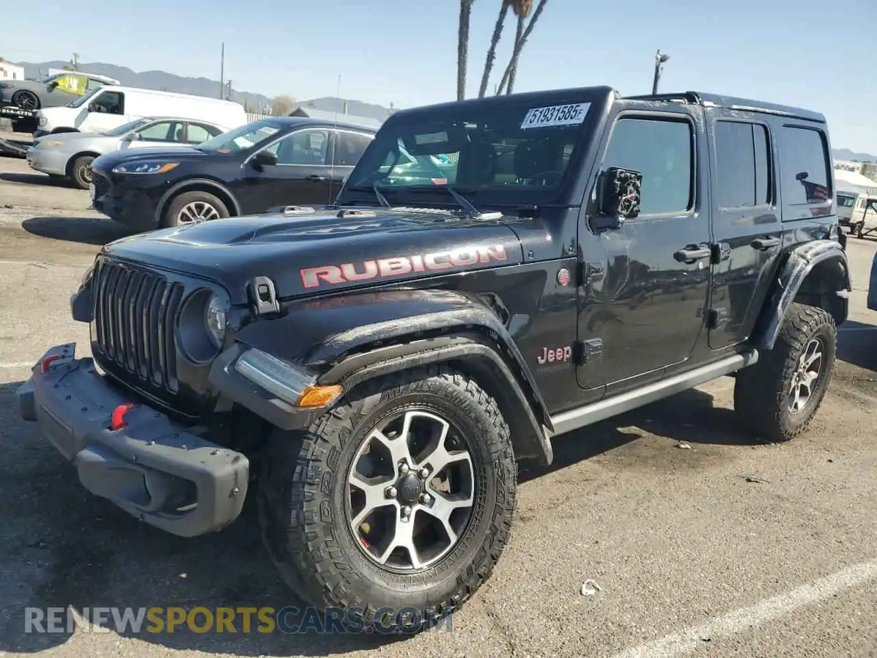 1 Photograph of a damaged car 1C4JJXFM0MW528029 JEEP WRANGLER 2021