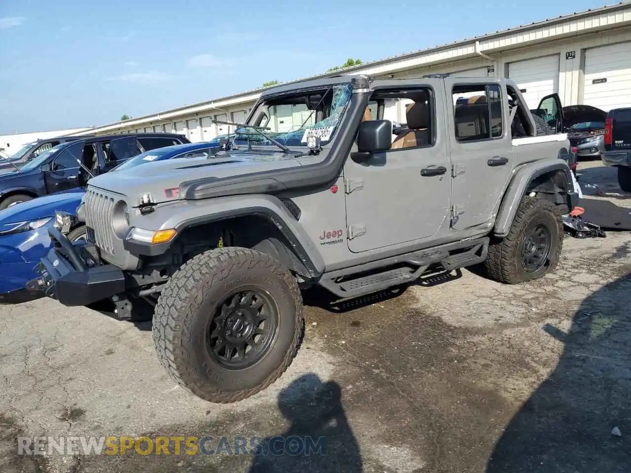 1 Photograph of a damaged car 1C4JJXFM0MW760386 JEEP WRANGLER 2021
