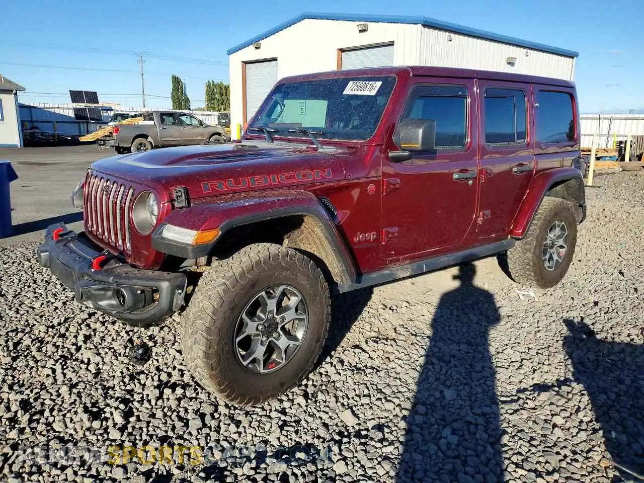 1 Photograph of a damaged car 1C4JJXFM1MW658093 JEEP WRANGLER 2021
