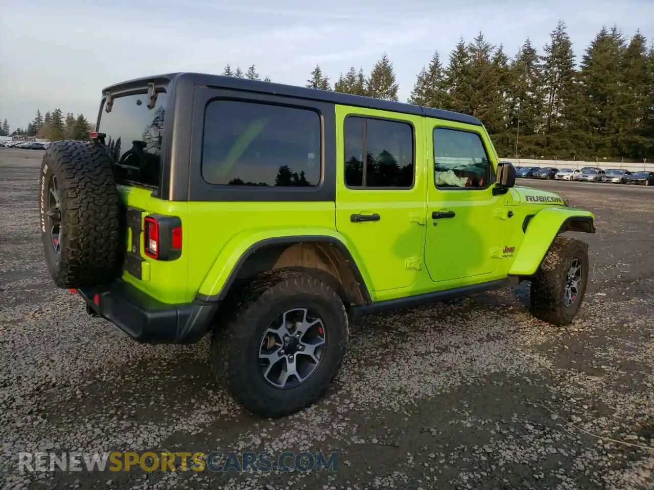 3 fotografías del automóvil dañado 1C4JJXFM2MW838926 JEEP WRANGLER 2021