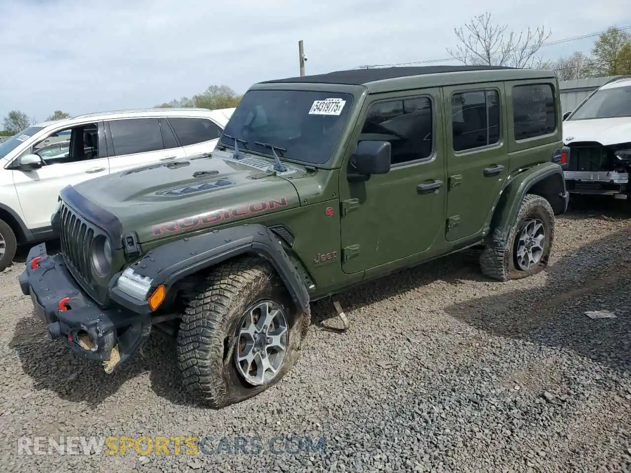 1 Photograph of a damaged car 1C4JJXFM3MW555919 JEEP WRANGLER 2021