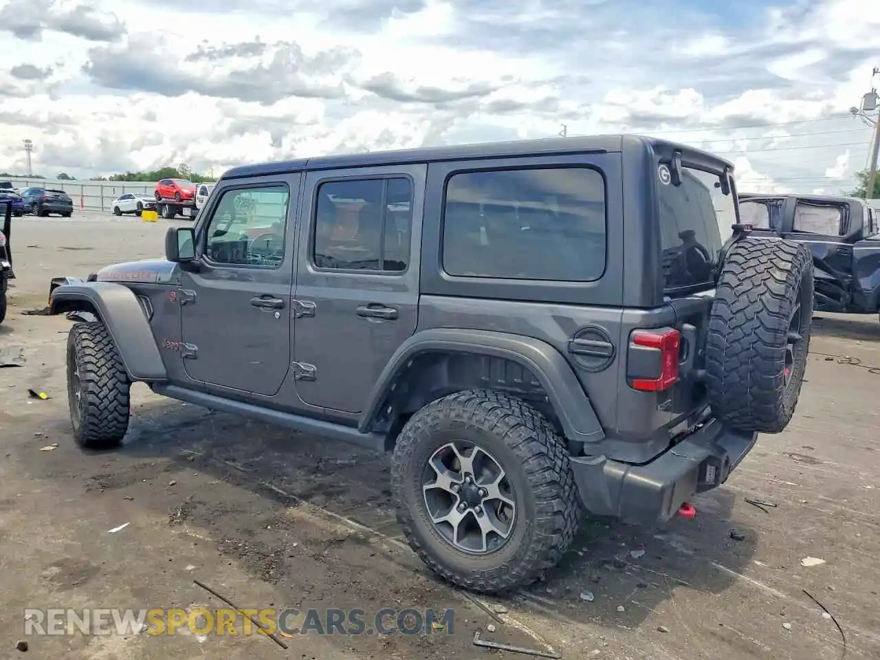 2 Photograph of a damaged car 1C4JJXFM4MW581686 JEEP WRANGLER 2021