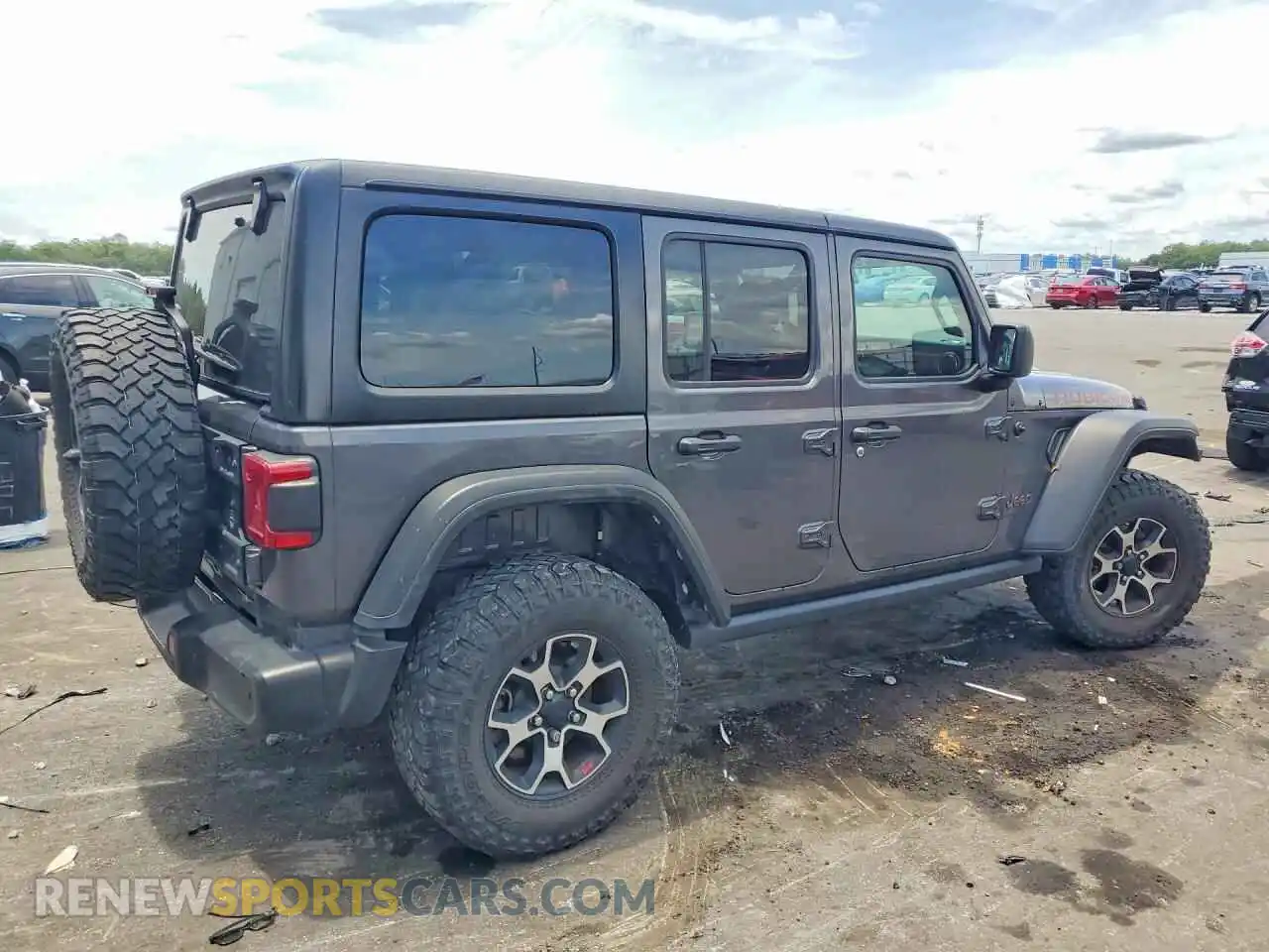 3 Photograph of a damaged car 1C4JJXFM4MW581686 JEEP WRANGLER 2021