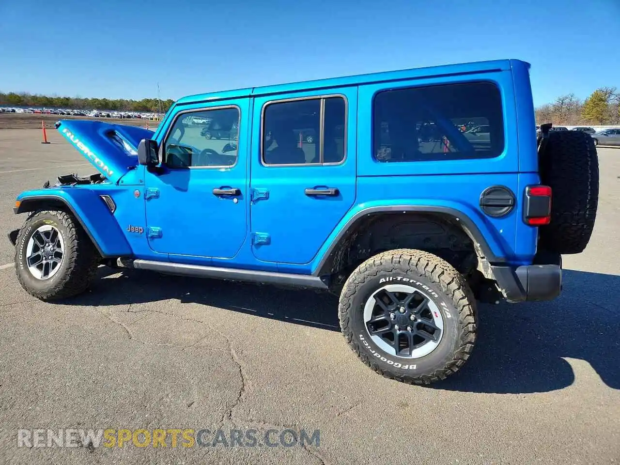 2 Photograph of a damaged car 1C4JJXFM7MW758649 JEEP WRANGLER 2021