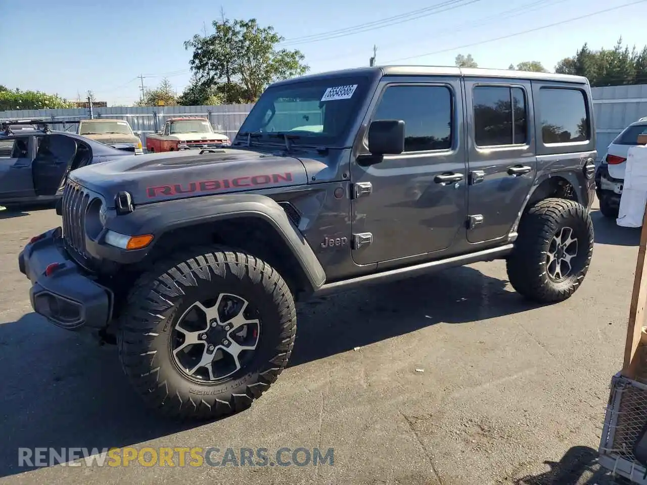 1 Photograph of a damaged car 1C4JJXFM9MW524027 JEEP WRANGLER 2021