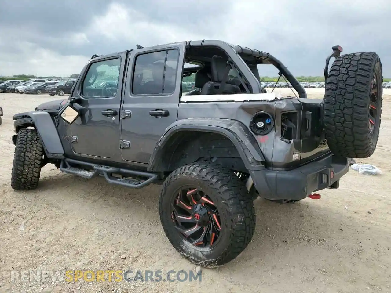 2 Photograph of a damaged car 1C4JJXFM9MW533925 JEEP WRANGLER 2021
