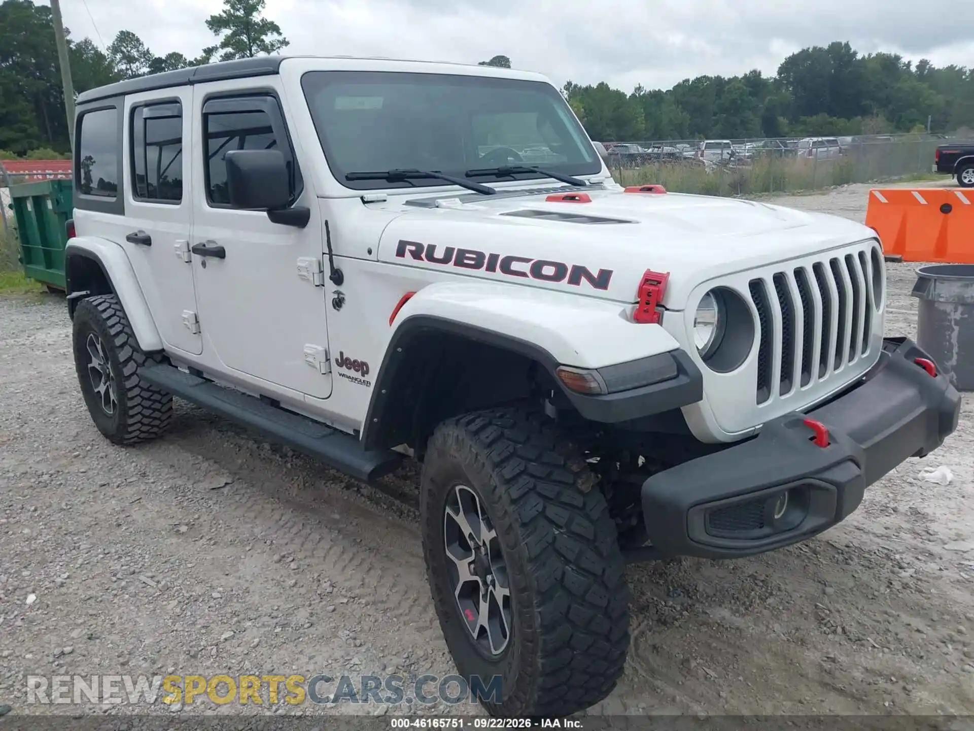 1 Photograph of a damaged car 1C4JJXFMXMW778832 JEEP WRANGLER 2021