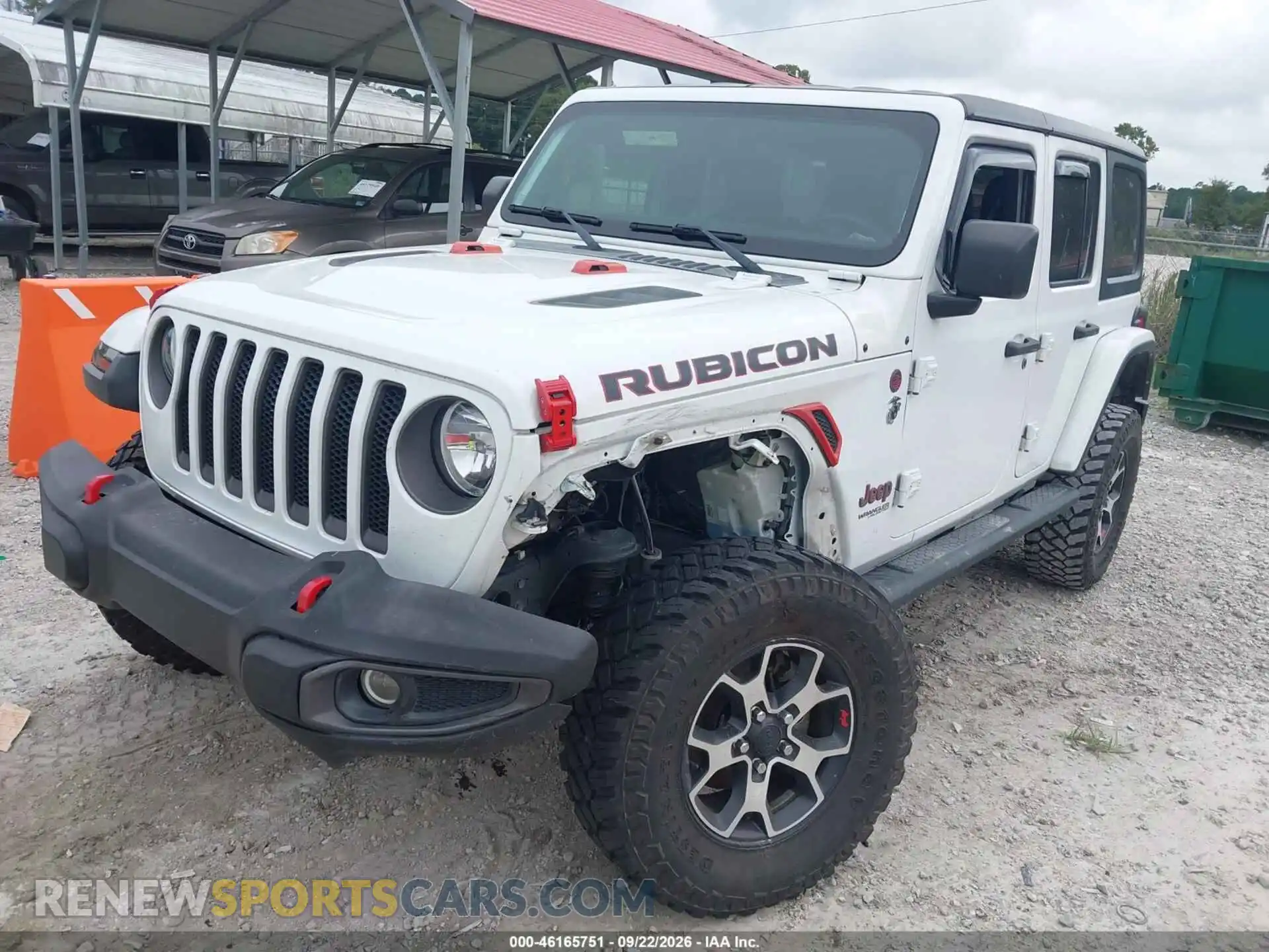 2 Photograph of a damaged car 1C4JJXFMXMW778832 JEEP WRANGLER 2021