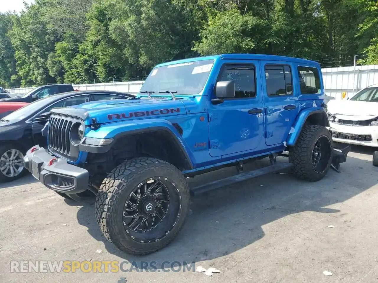 1 Photograph of a damaged car 1C4JJXFMXMW821940 JEEP WRANGLER 2021