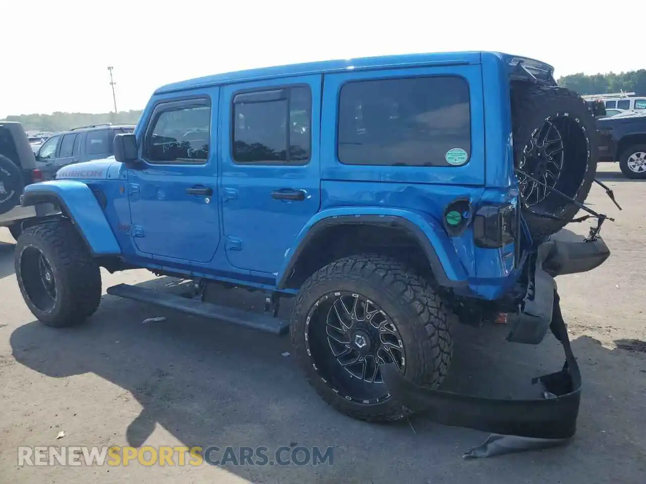 2 Photograph of a damaged car 1C4JJXFMXMW821940 JEEP WRANGLER 2021