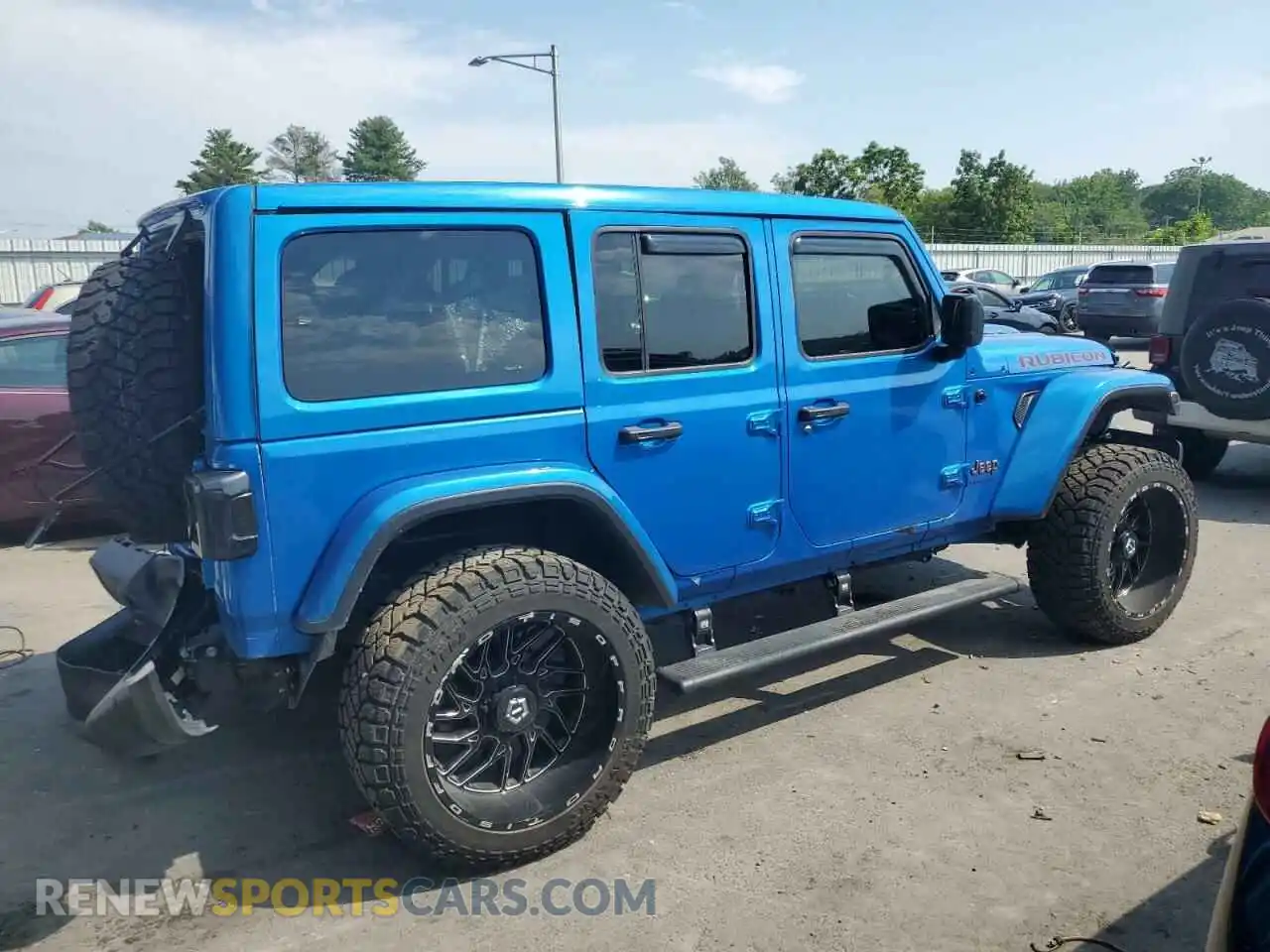 3 Photograph of a damaged car 1C4JJXFMXMW821940 JEEP WRANGLER 2021