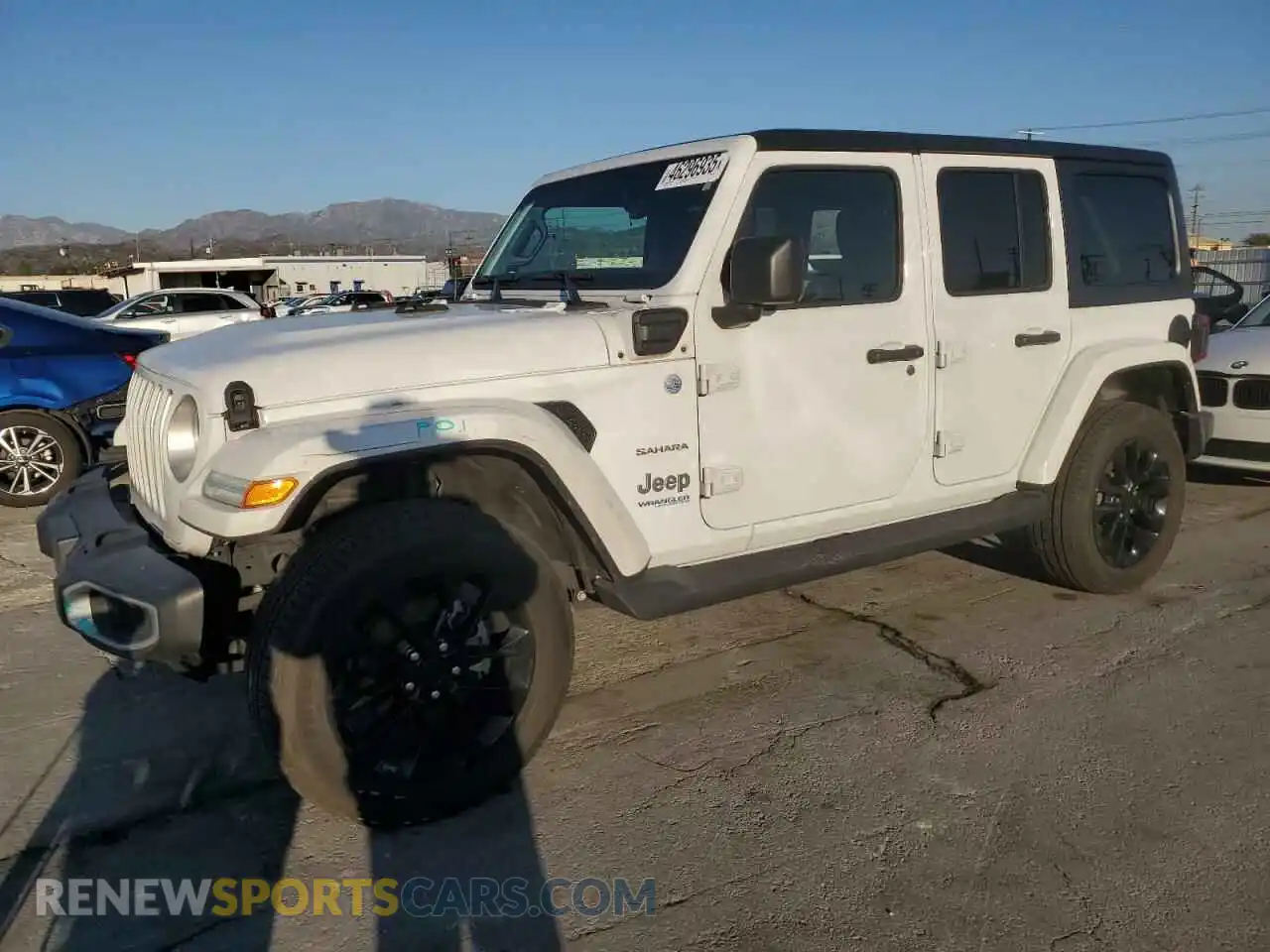 1 Photograph of a damaged car 1C4JJXP60MW800921 JEEP WRANGLER 2021