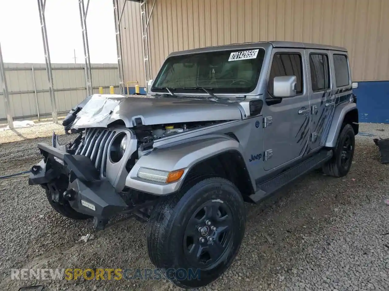 1 Photograph of a damaged car 1C4JJXP61MW643478 JEEP WRANGLER 2021