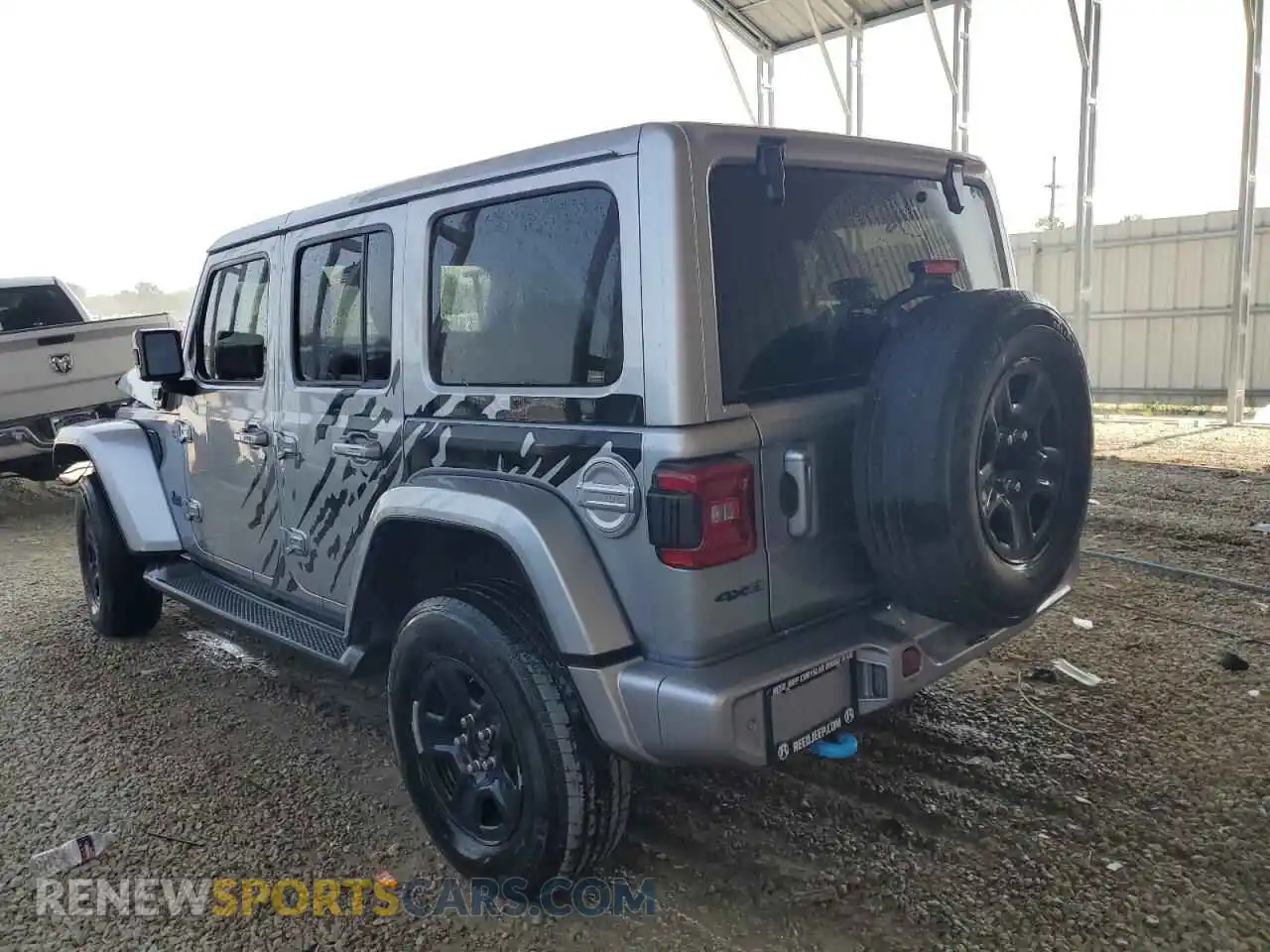 2 Photograph of a damaged car 1C4JJXP61MW643478 JEEP WRANGLER 2021