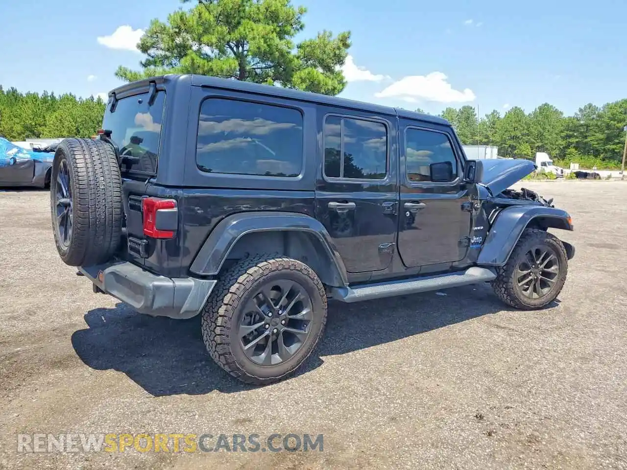3 Photograph of a damaged car 1C4JJXP61MW800541 JEEP WRANGLER 2021