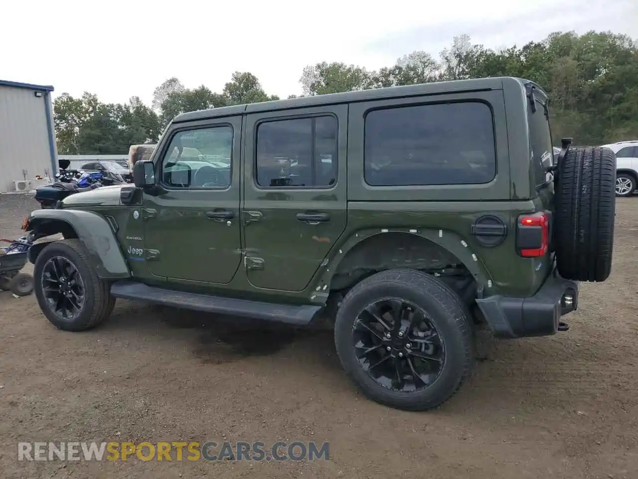 2 Photograph of a damaged car 1C4JJXP61MW802984 JEEP WRANGLER 2021