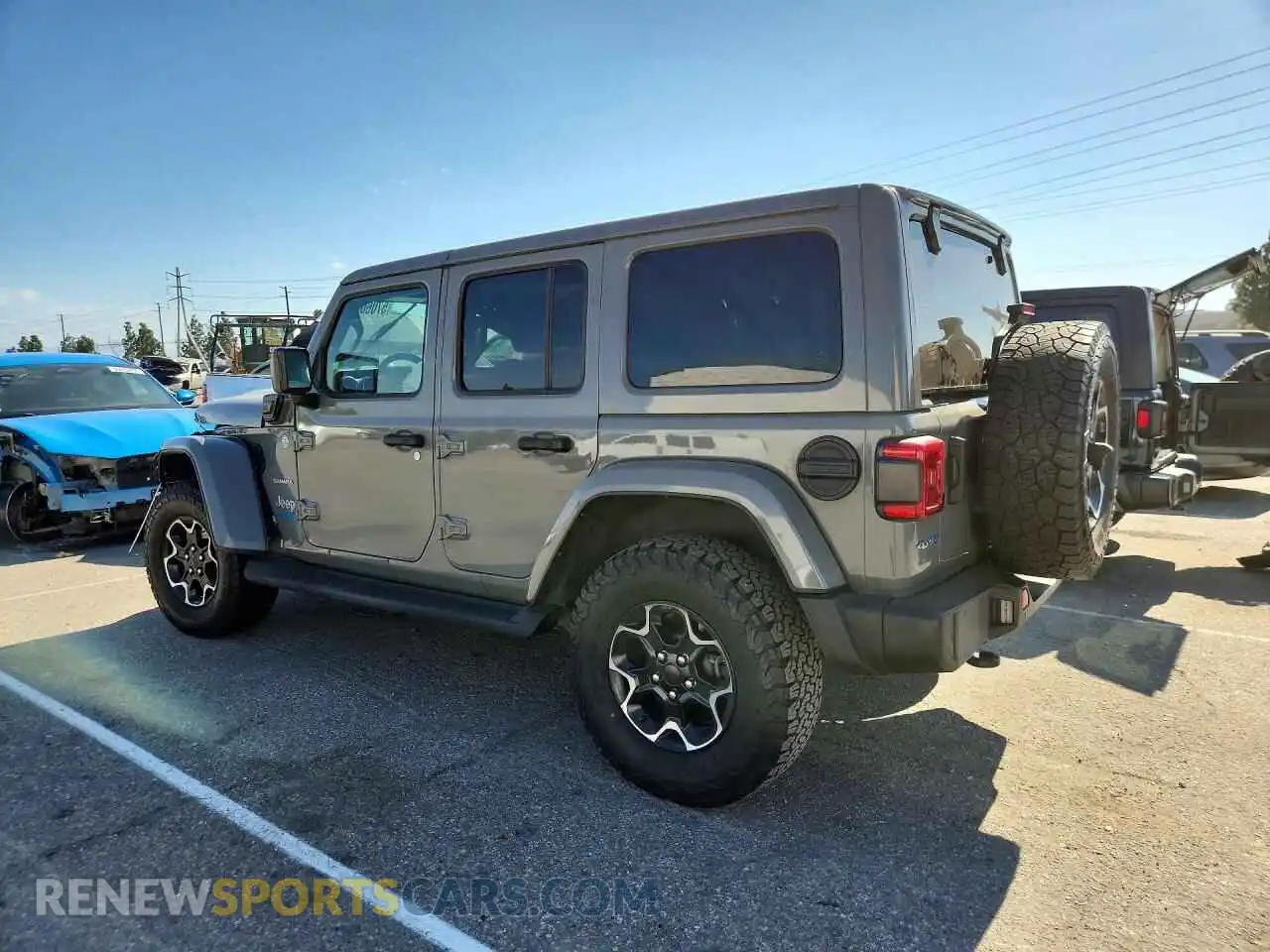 2 fotografías del automóvil dañado 1C4JJXP62MW745579 JEEP WRANGLER 2021