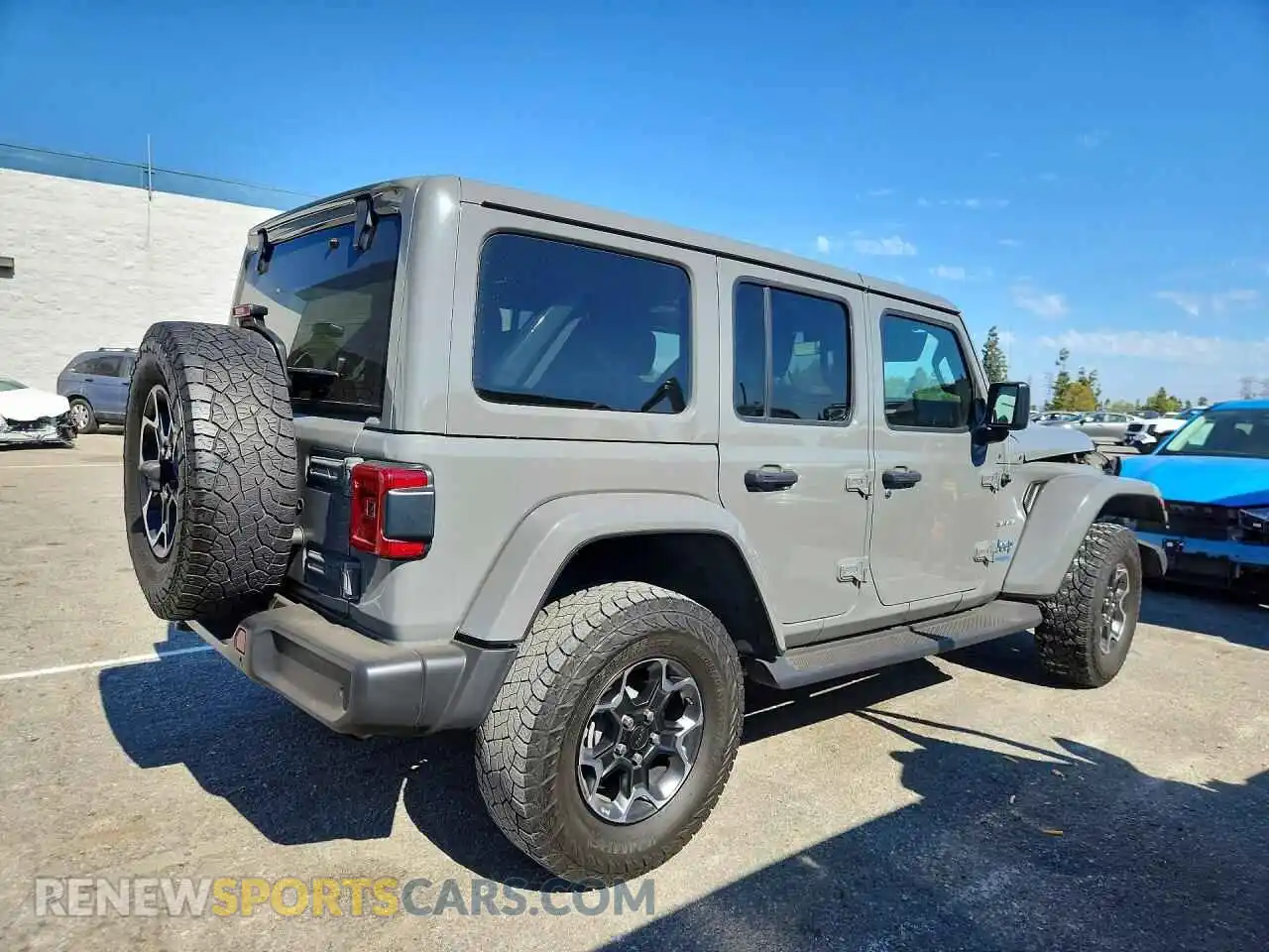 3 fotografías del automóvil dañado 1C4JJXP62MW745579 JEEP WRANGLER 2021