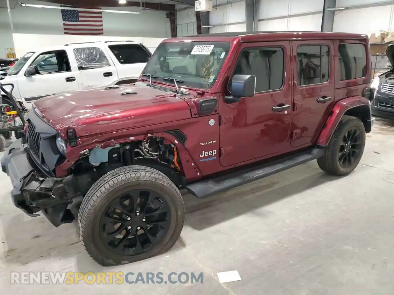 1 Photograph of a damaged car 1C4JJXP63MW684811 JEEP WRANGLER 2021