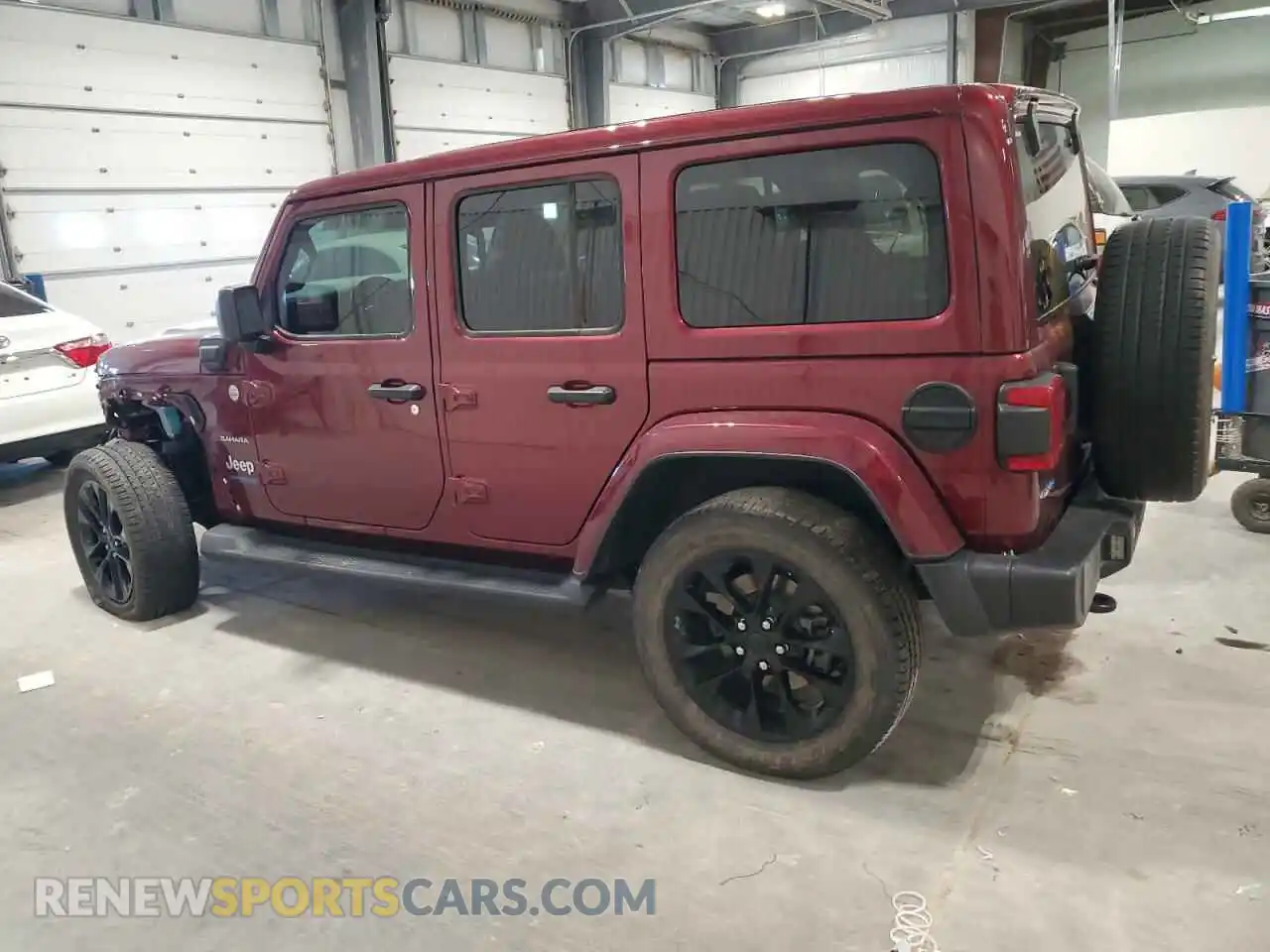 2 Photograph of a damaged car 1C4JJXP63MW684811 JEEP WRANGLER 2021