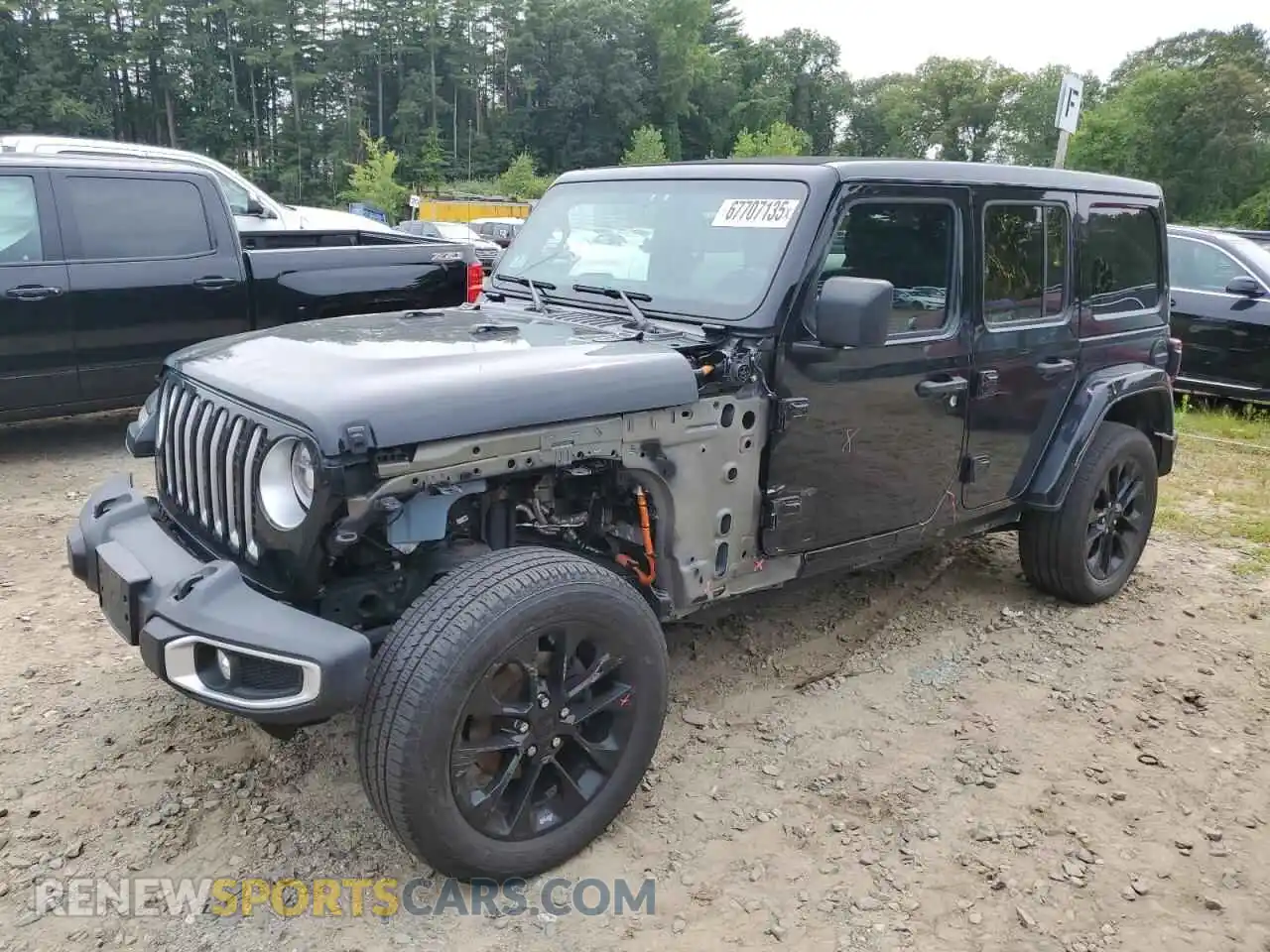 1 Photograph of a damaged car 1C4JJXP63MW788232 JEEP WRANGLER 2021