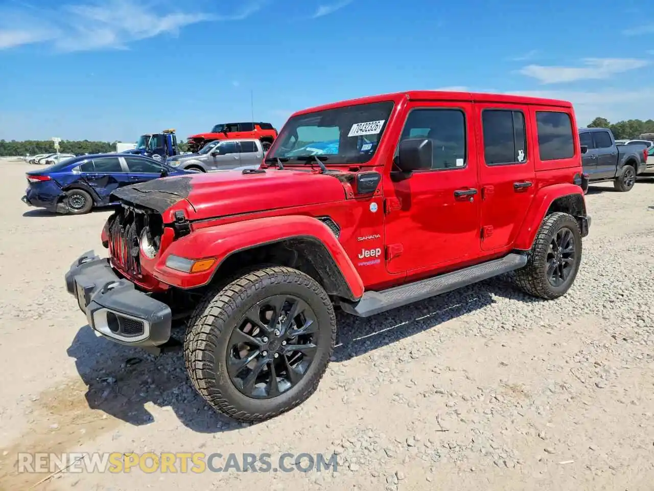 1 Photograph of a damaged car 1C4JJXP64MW858370 JEEP WRANGLER 2021