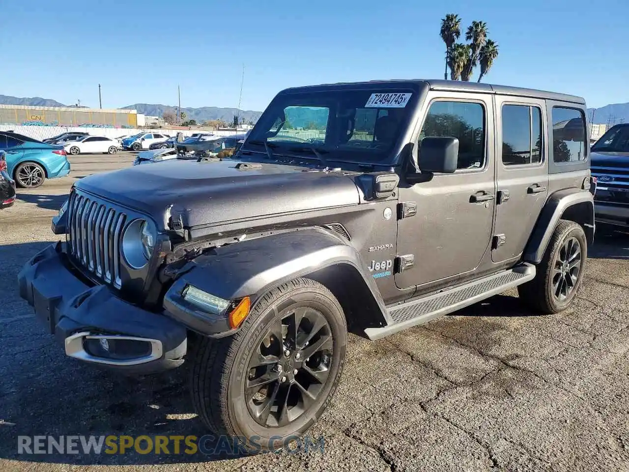 1 Photograph of a damaged car 1C4JJXP66MW698976 JEEP WRANGLER 2021