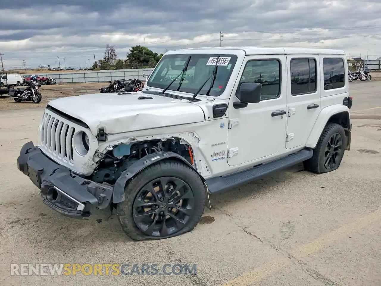 1 Photograph of a damaged car 1C4JJXP68MW658771 JEEP WRANGLER 2021