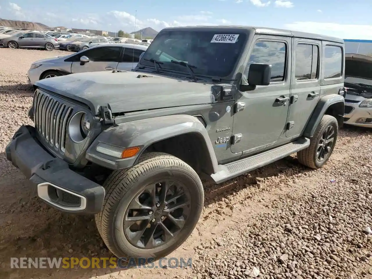 1 Photograph of a damaged car 1C4JJXP68MW742136 JEEP WRANGLER 2021